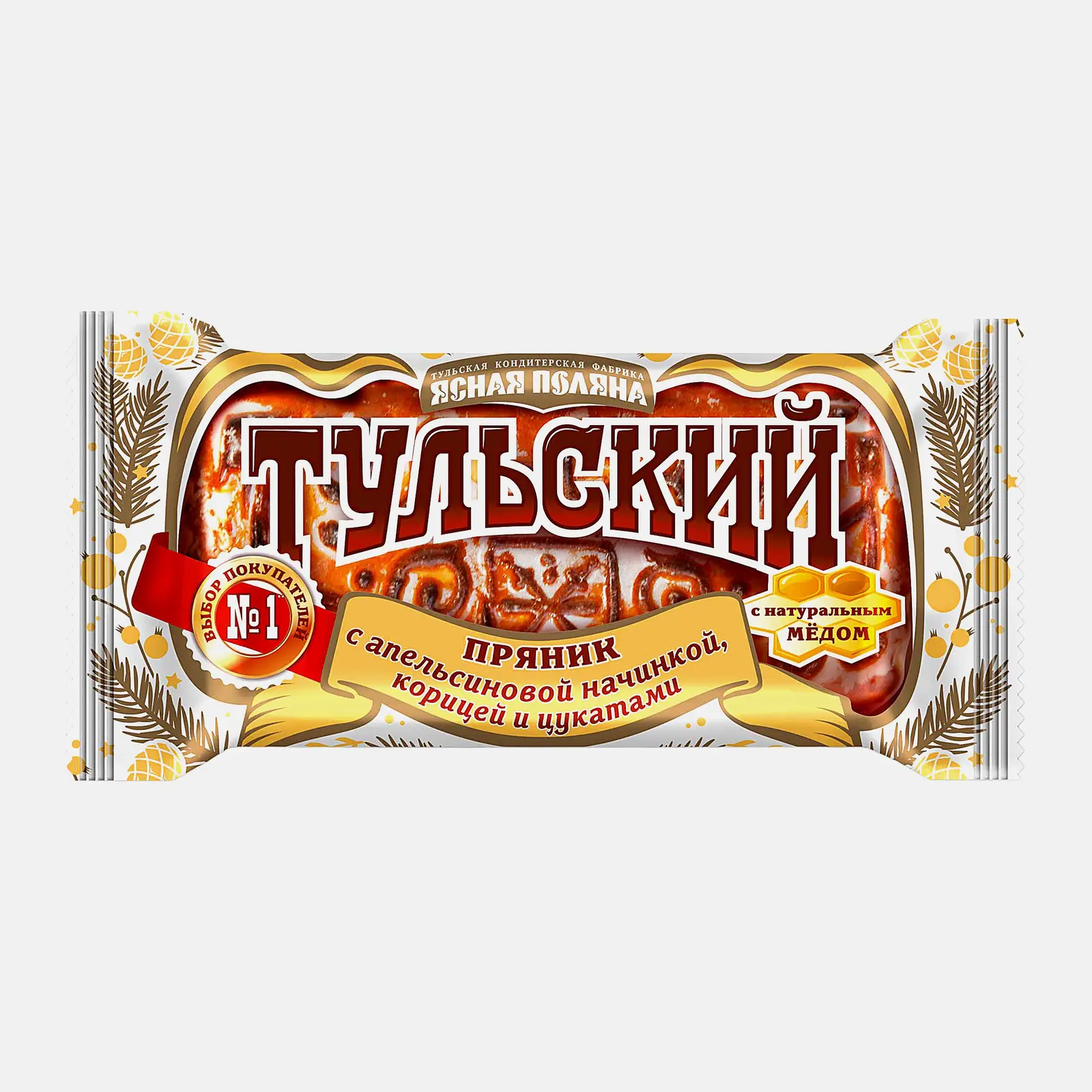 Изображение товара Тульский Пряник апельсин корица цукаты 130г