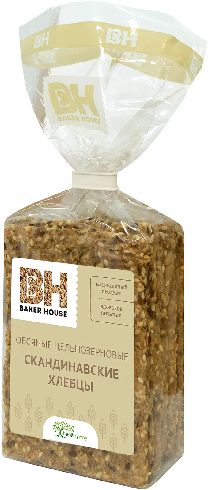 Изображение товара Хлебцы Baker House цельнозерновые Скандинавские овсяные 180г