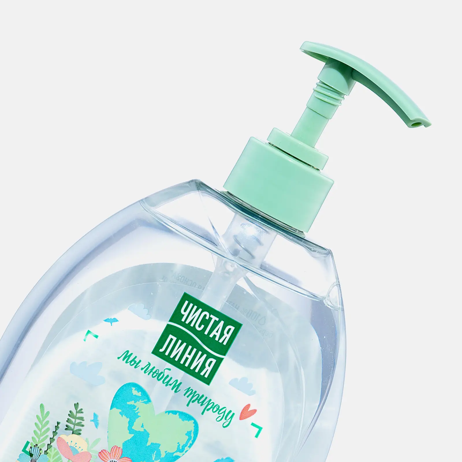 Березовое жидкое мыло для всей семьи Чистая линия 520мл