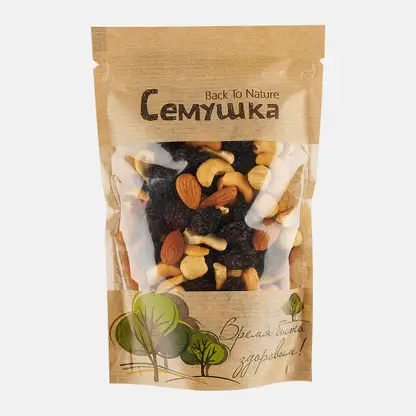 Смесь Семушка орехи жареные и изюм 150г