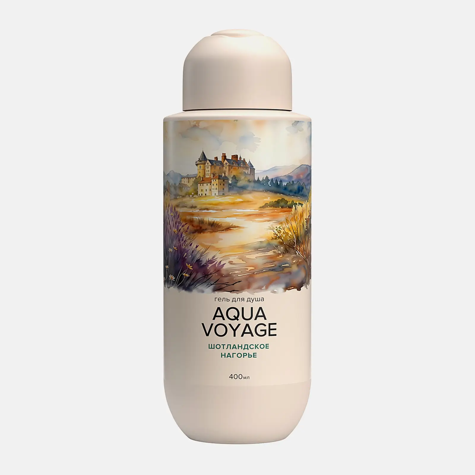 Гель для душа Карибский цветок/Шотландское нагорье Aqua Voyage 400мл в ассортименте