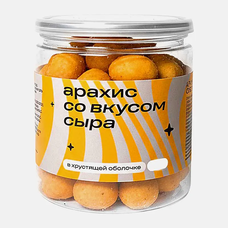 Изображение товара Арахис со вкусом сыра в хрустящей оболочке 90г - вкусный перекус с комплексными добавками