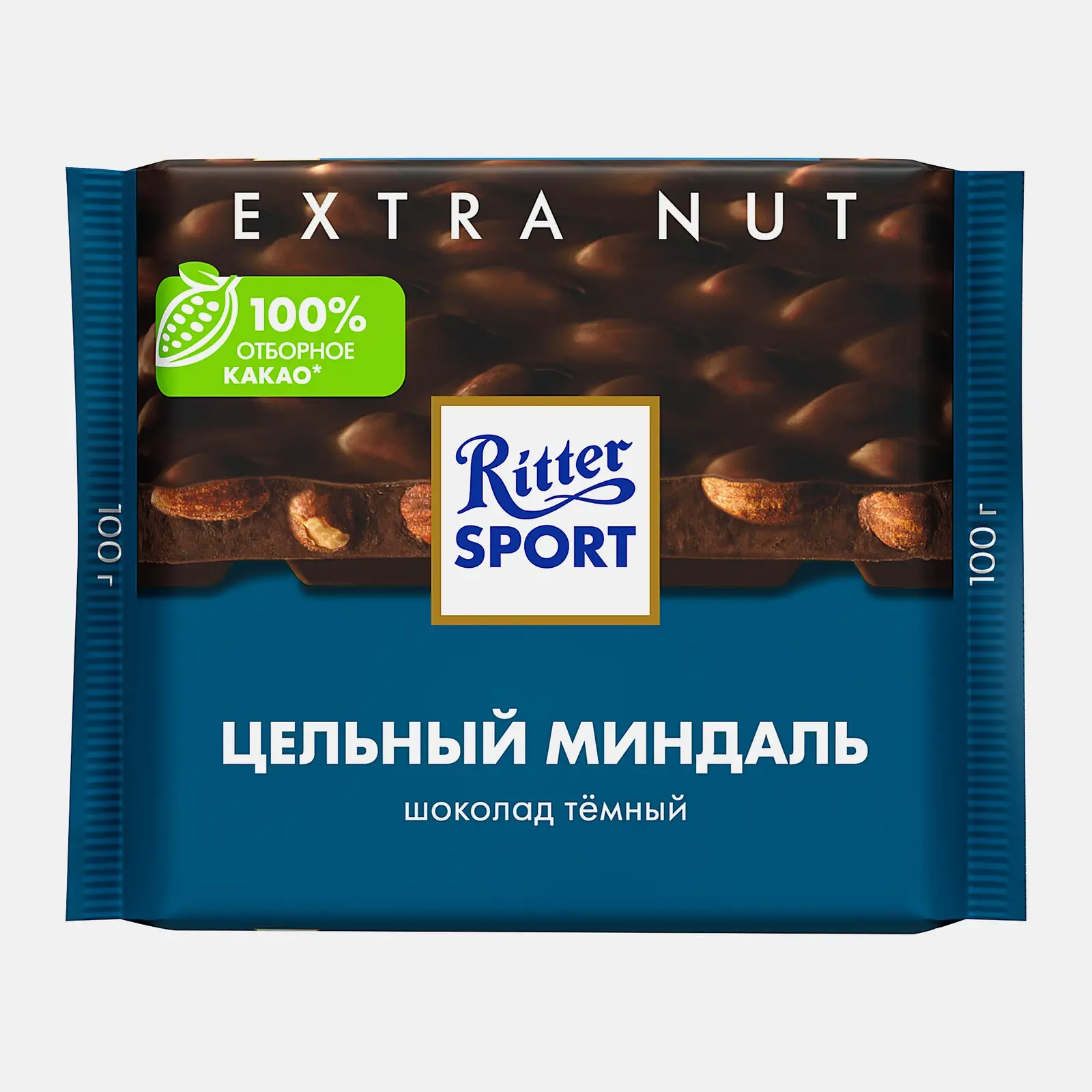 Изображение товара Шоколад темный с цельными миндалями Ritter Sport 50% 100г