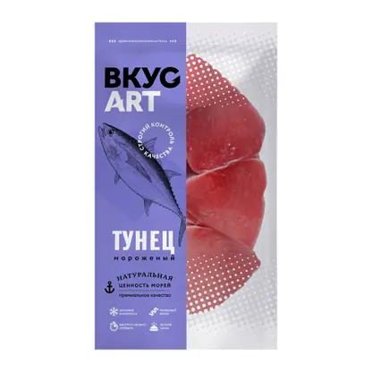 Изображение товара Тунец ВкусАрт филе без кожи 500г