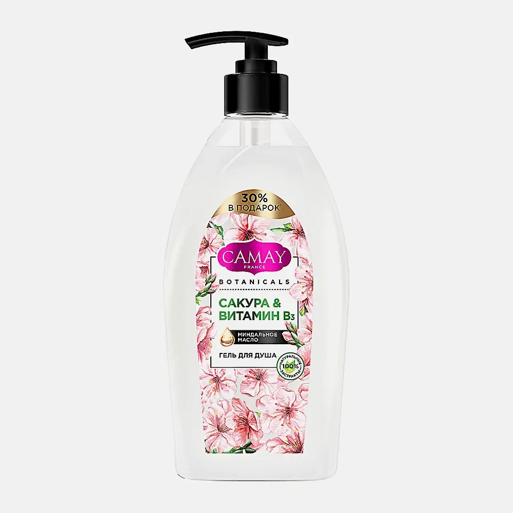 Гель для душа Camay Botanicals Японская сакура 750мл Гель для душа Camay Botanicals Японская сакура 750мл