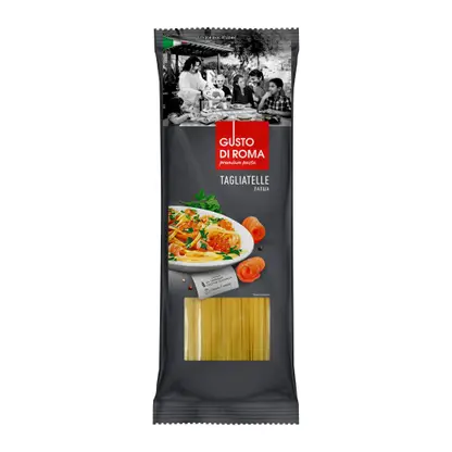 Изображение товара Макароны Gusto Di Roma Tagliatelle из твердой пшеницы 450 г