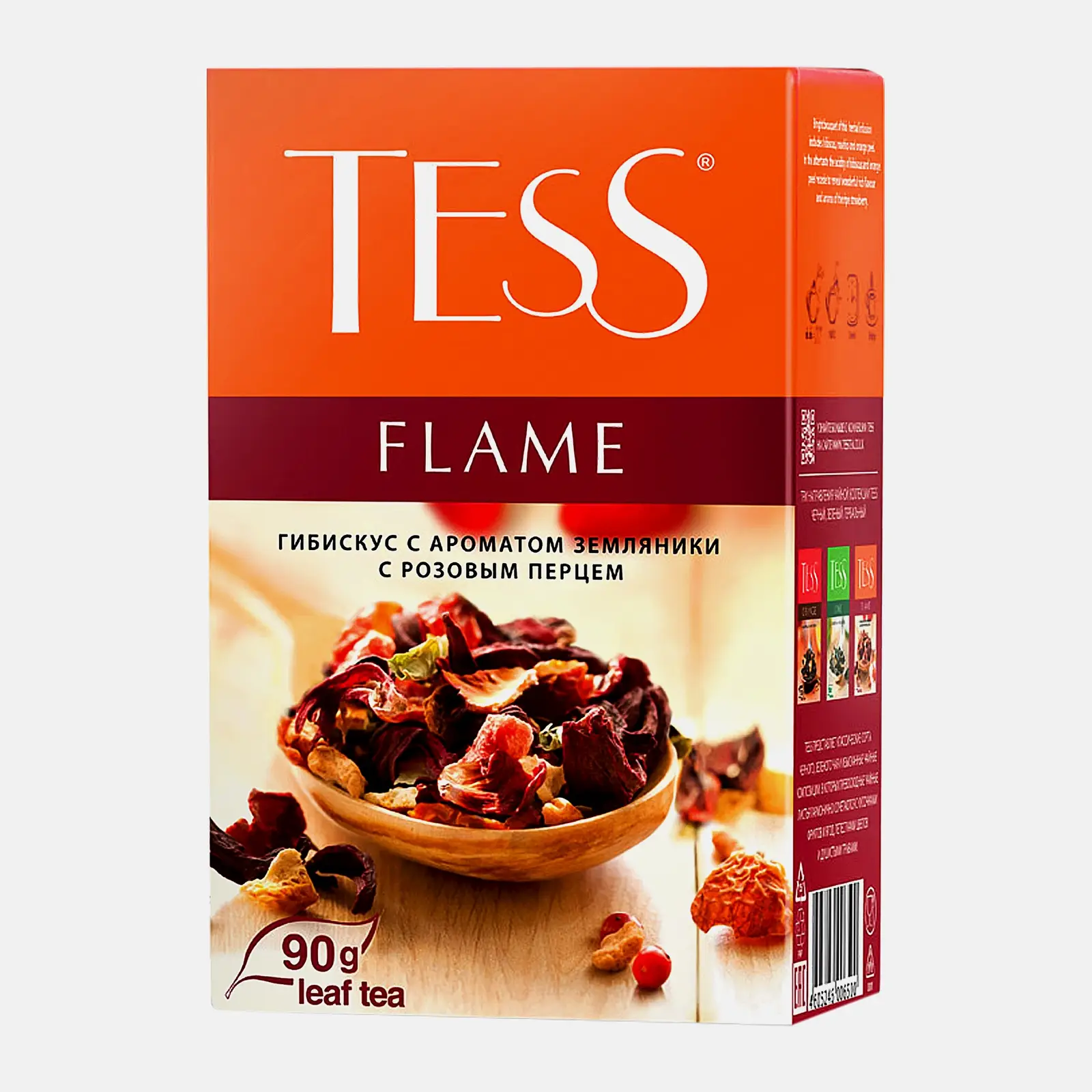 Чайный напиток Tess Flame гибискус-земляника-розовый перец 90г - фото 3 Чайный напиток Tess Flame гибискус-земляника-розовый перец 90г - фото 3