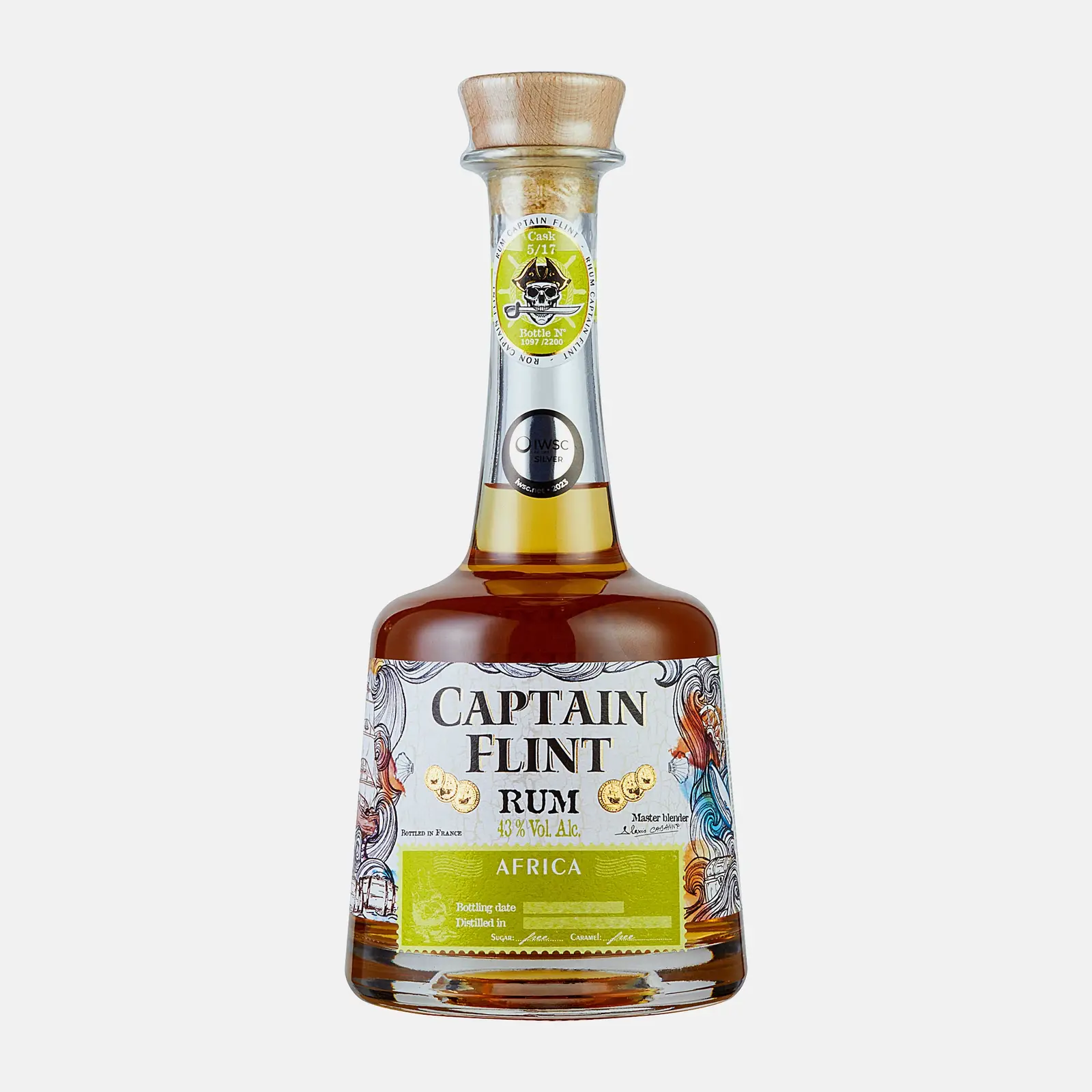 Ром Captain flint Africa White 43% 700мл Ром Captain flint Africa White 43% 700мл