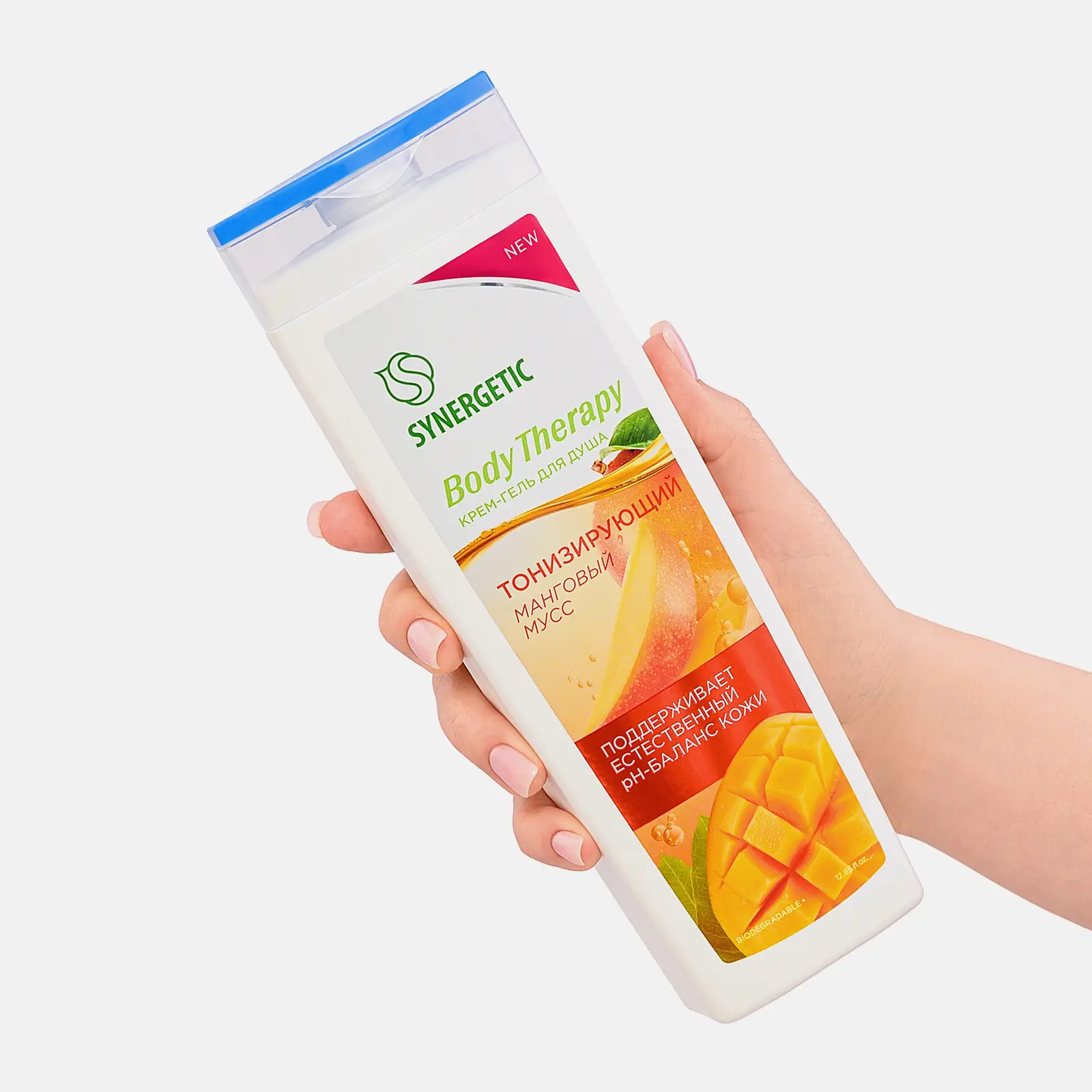 Крем-гель для душа Synergetic Body Therapy Манговый мусс 380мл