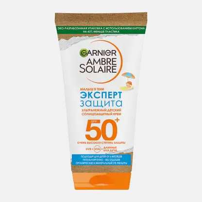 Крем для детей солнцезащитный Garnier Ambre Solaire Малыш в тени SPF50 50мл