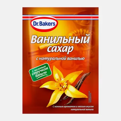 Сахар Dr. Bakers с натуральной ванилью 15г