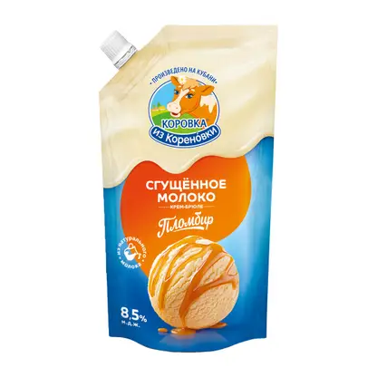 Изображение товара Молоко сгущенное Коровка Из Кореновки пломбир крем-брюле 8.5% 270г