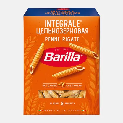 Макароны Barilla Пенне ригате интеграле 500г/450г