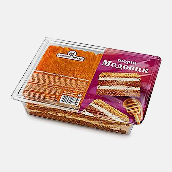 Изображение товара Медовик Невские берега 300г классический торт с медом и сливками