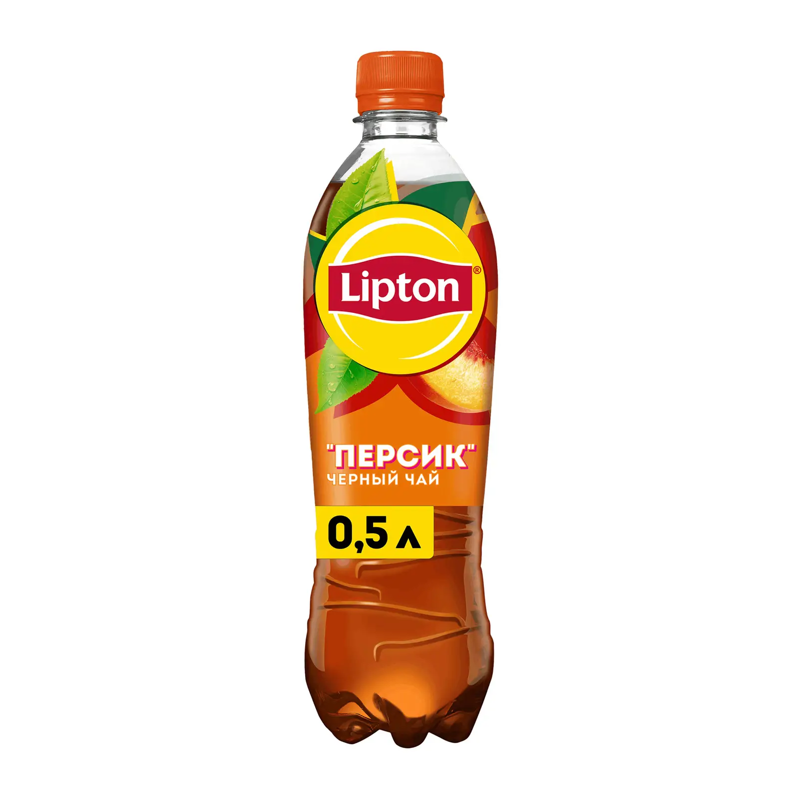 Изображение товара Напиток Lipton Чай черный холодный Персик 500мл