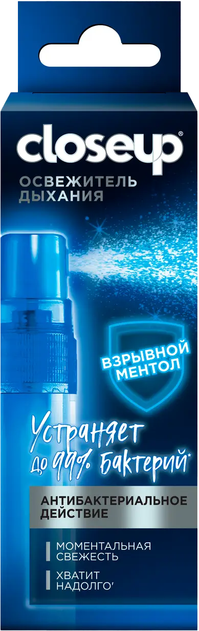 Освежитель дыхания Closeup Взрывной Ментол спрей 8мл