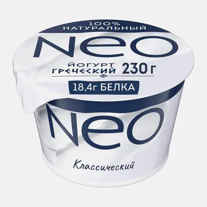 Йогурт греческий классический с высоким содержанием белка Neo 2% 230г