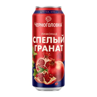 Изображение товара Газированный напиток гранат Черноголовка 450мл Изображение товара Газированный напиток гранат Черноголовка 450мл