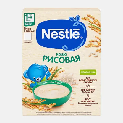 Каша Nestle рисовая безмолочная 200г