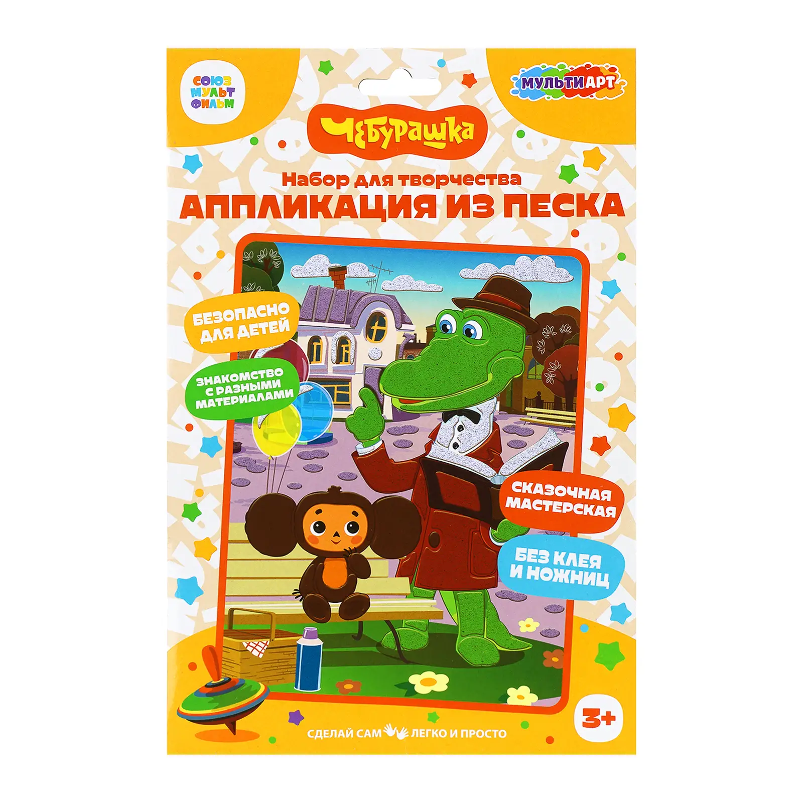 Аппликация Мультиарт Чебурашка Симбат в ассортименте