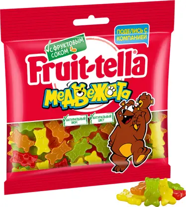 Изображение товара Жевательный мармелад Медвежата Fruit-Tella 150г