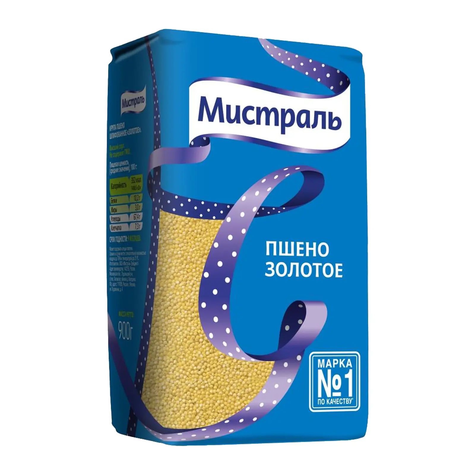 Изображение товара Пшено Мистраль Золотое 900г - натуральный продукт для вашего рациона
