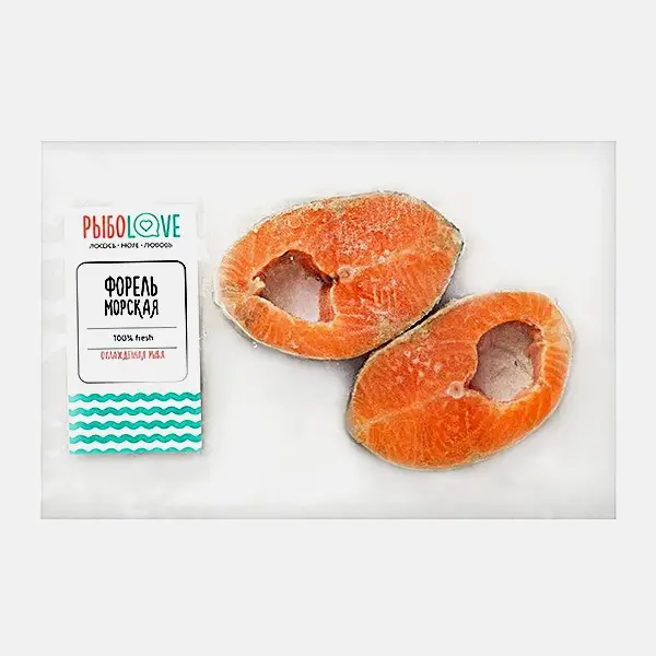 Изображение товара Стейки форели свежемороженые Рыбоlove 250г