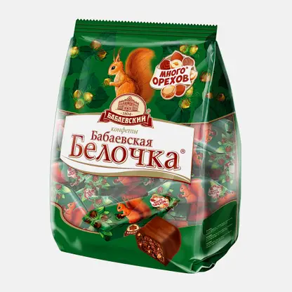 Конфеты Бабаевский Бабаевская белочка 200г