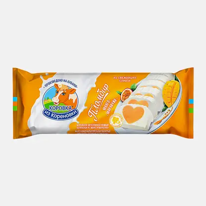Мороженое Коровка из Кореновки ваниль манго и маракуйя 400г