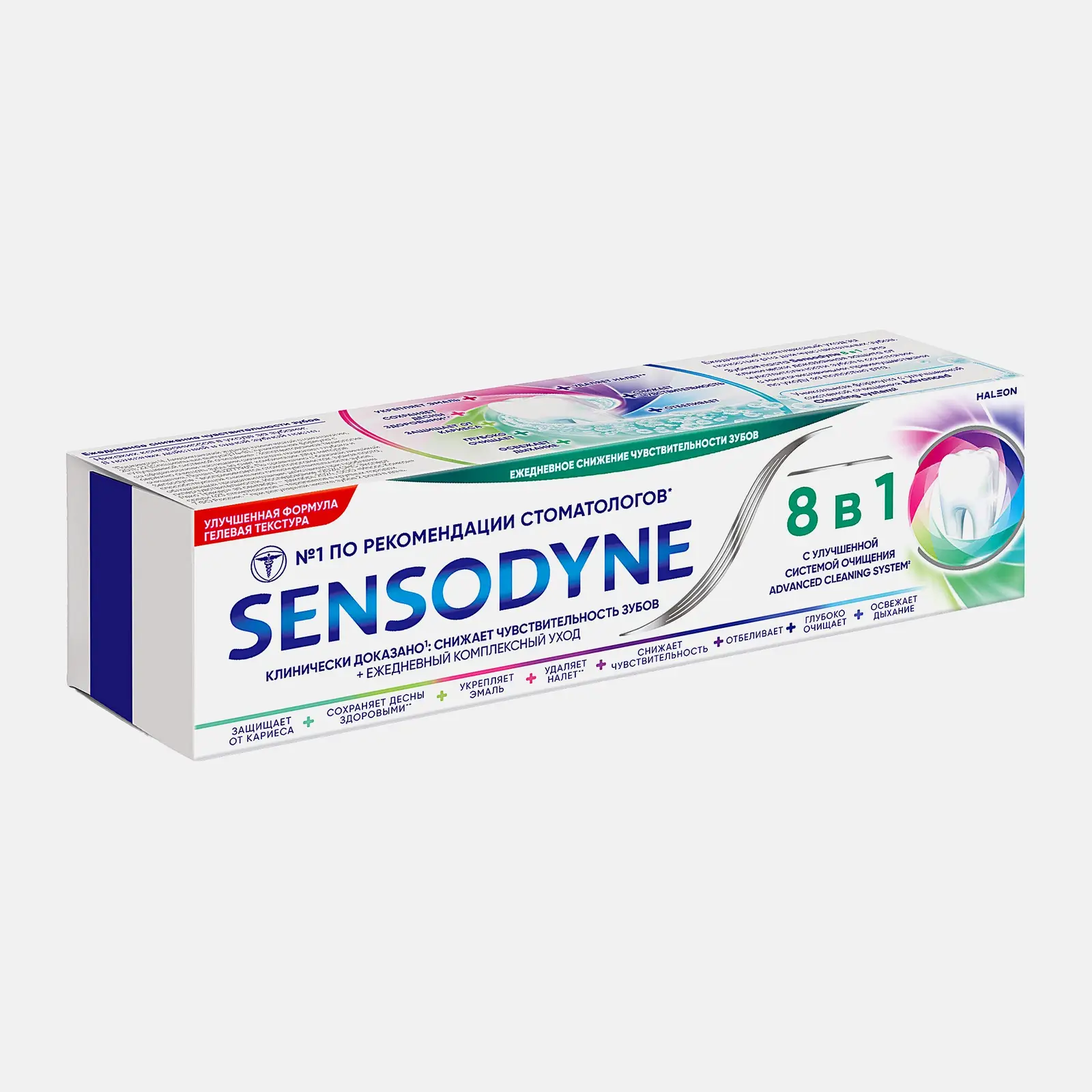 Зубная паста Sensodyne 8в1 Свежее дыхание 75мл - фото 5 Зубная паста Sensodyne 8в1 Свежее дыхание 75мл - фото 5