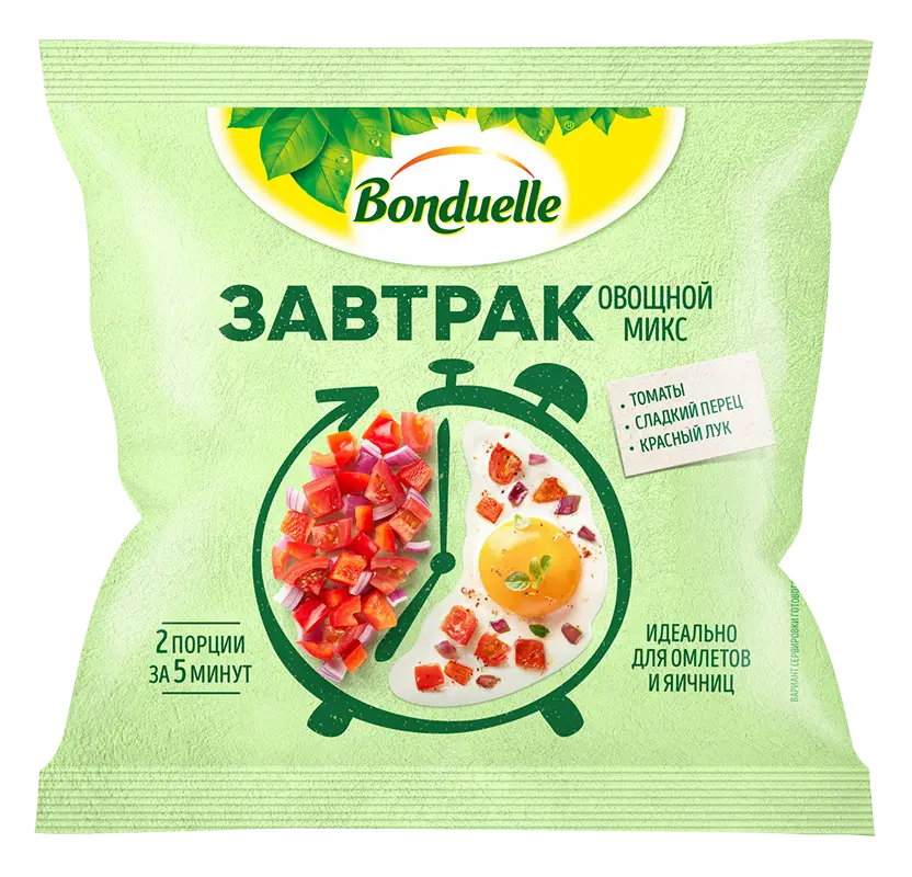 Изображение товара Овощная смесь Бондюэль с томатами быстрозамороженная 200г