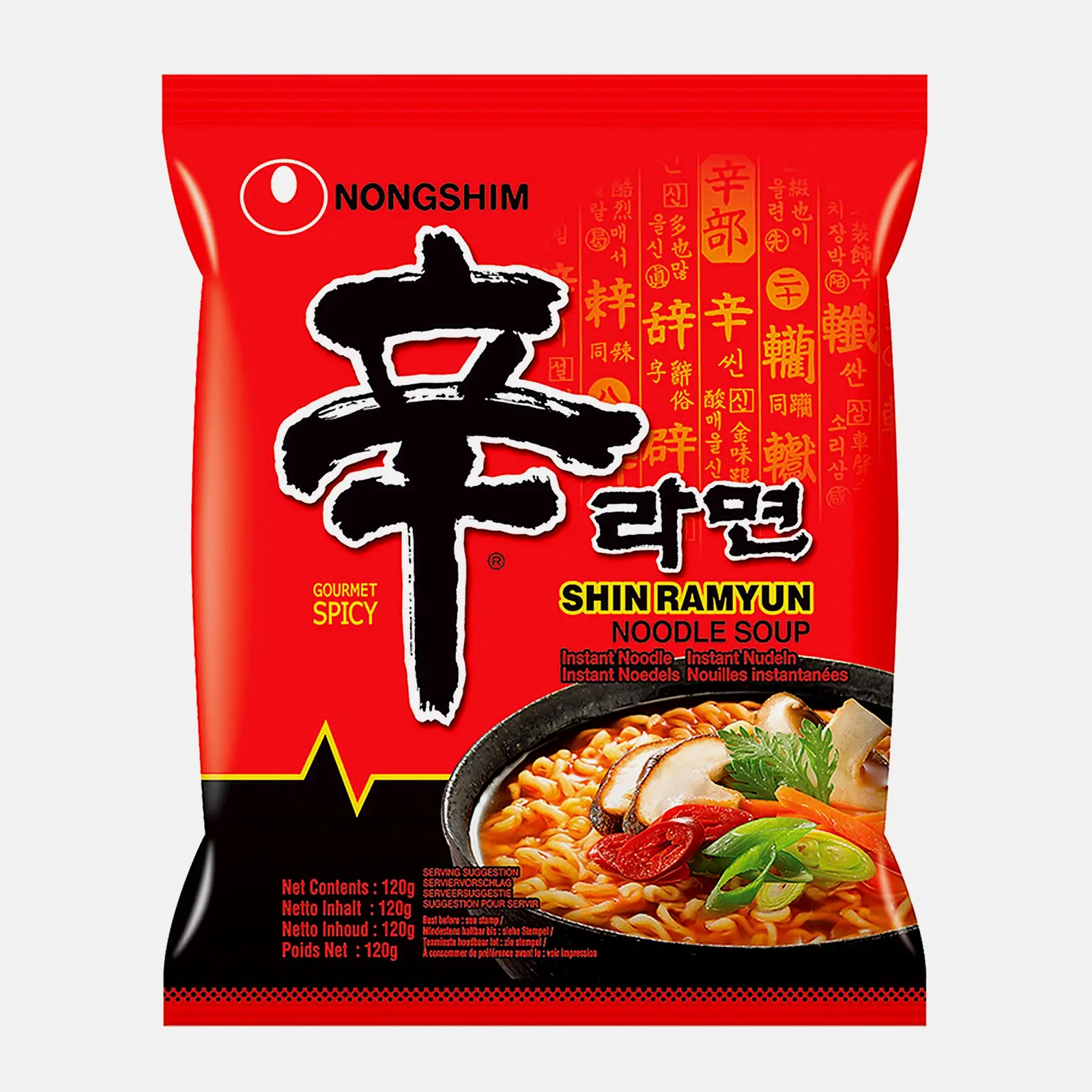Изображение товара Лапша быстрого приготовления Nongshim Шин Рамен 120г