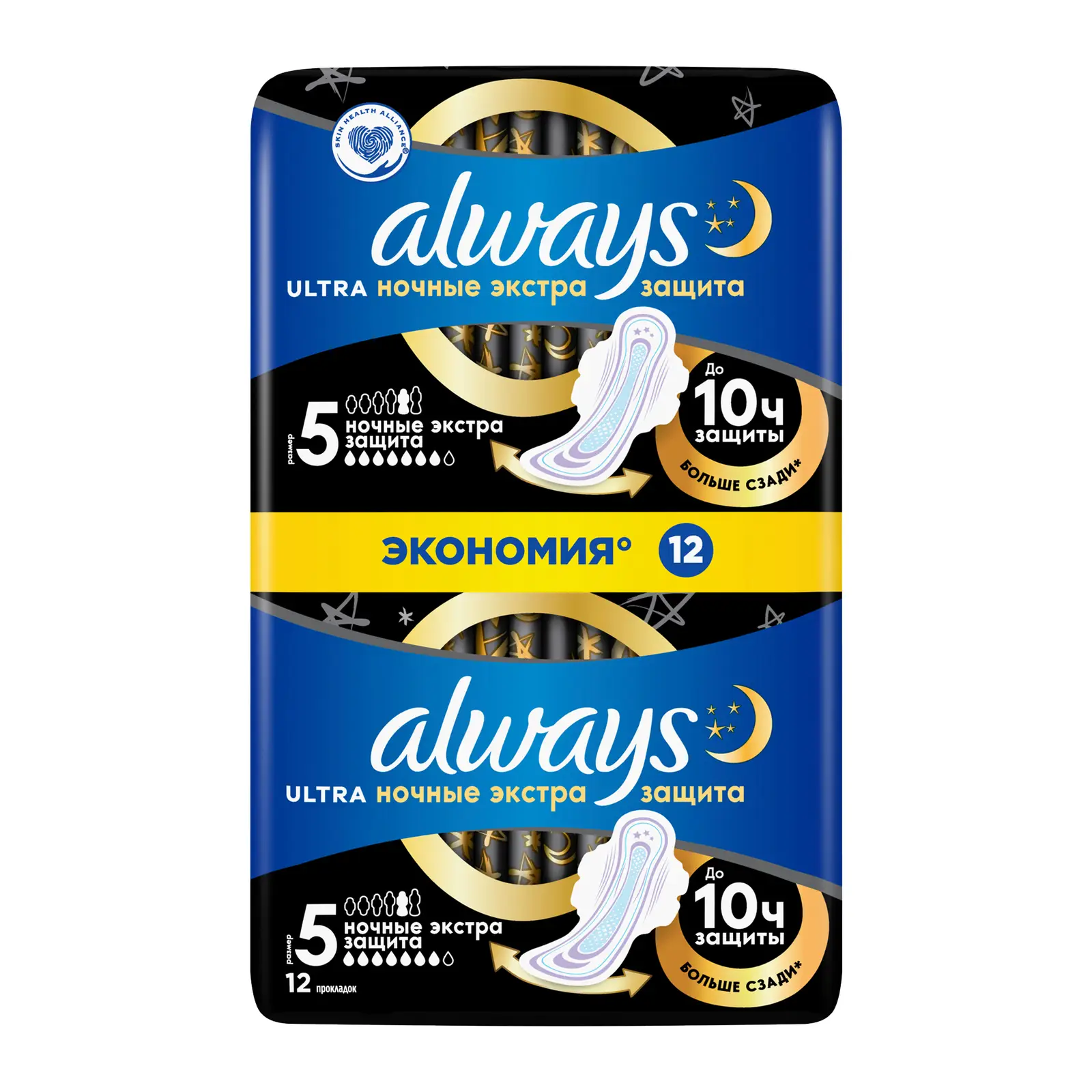 Прокладки Always Ultra Secure Night 12шт