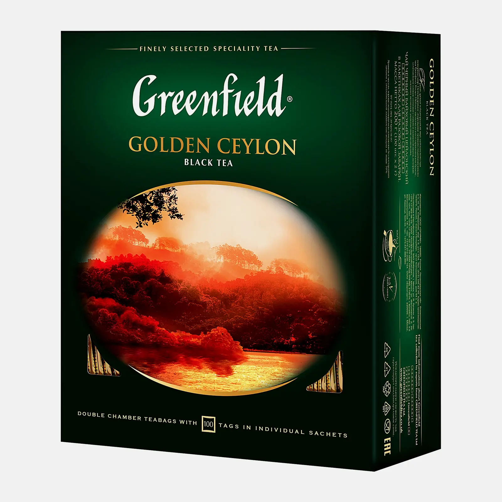 Чай черный Greenfield Golden Ceylon 100пак