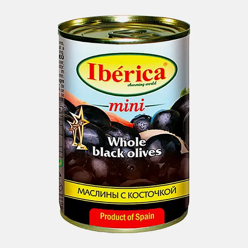 Маслины мини с косточками Iberica 300г