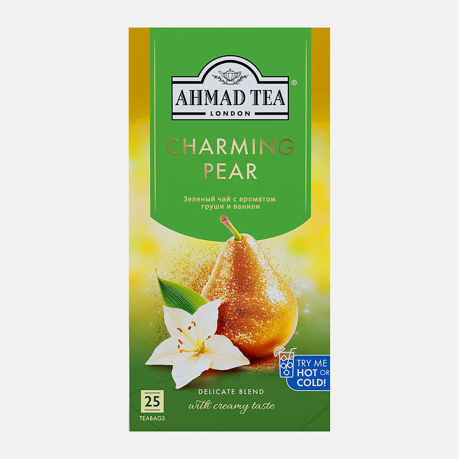 Чай зеленый Чарующая груша Ahmad Tea 25пак