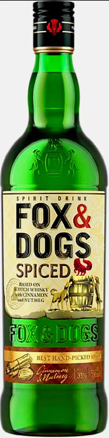 Изображение товара Настойка Fox & Dogs Spiced полусладкая 35% 700мл - пряный дижестив и коктейльный ингредиент