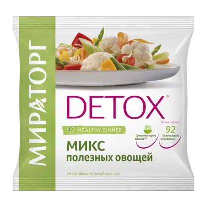 Изображение товара Микс полезных овощей Мираторг Detox быстрозамороженных 400г