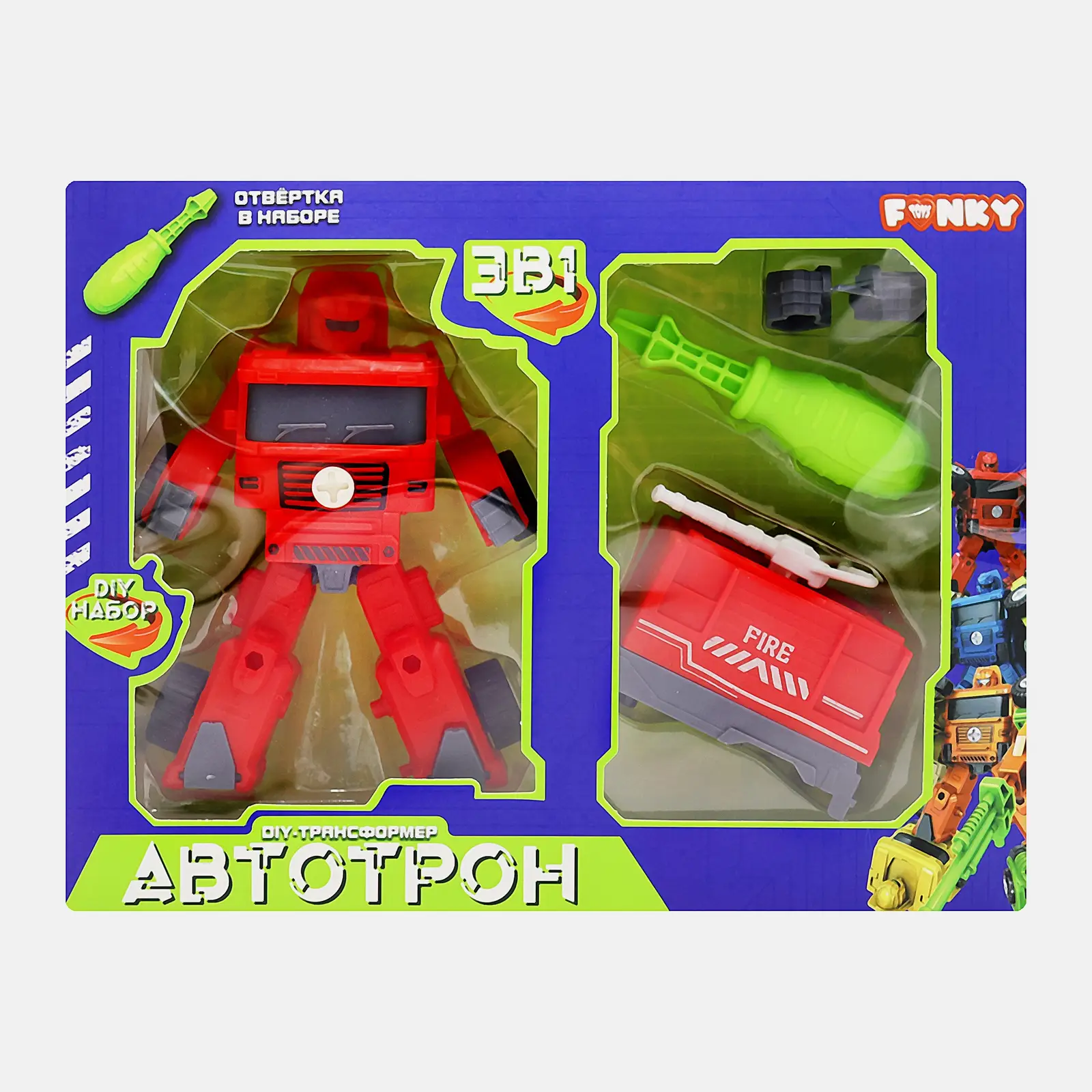 Робот-трансформер Funky Toys 20см в ассортименте - фото 5
