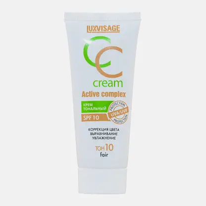 Тональный крем CC Cream Active Complex SPF10 тон 10 Fair Luxvisage