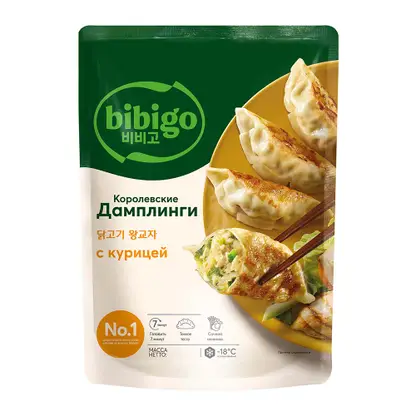 Изображение товара Дамплинги Бибиго Королевские курица овощи 385г