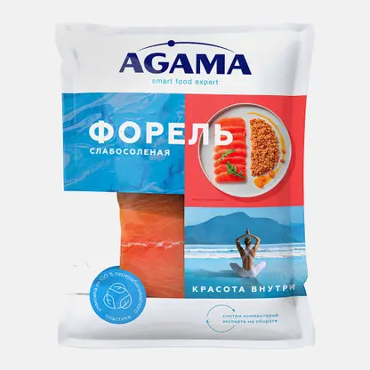 Форель Agama филе замороженное 200г