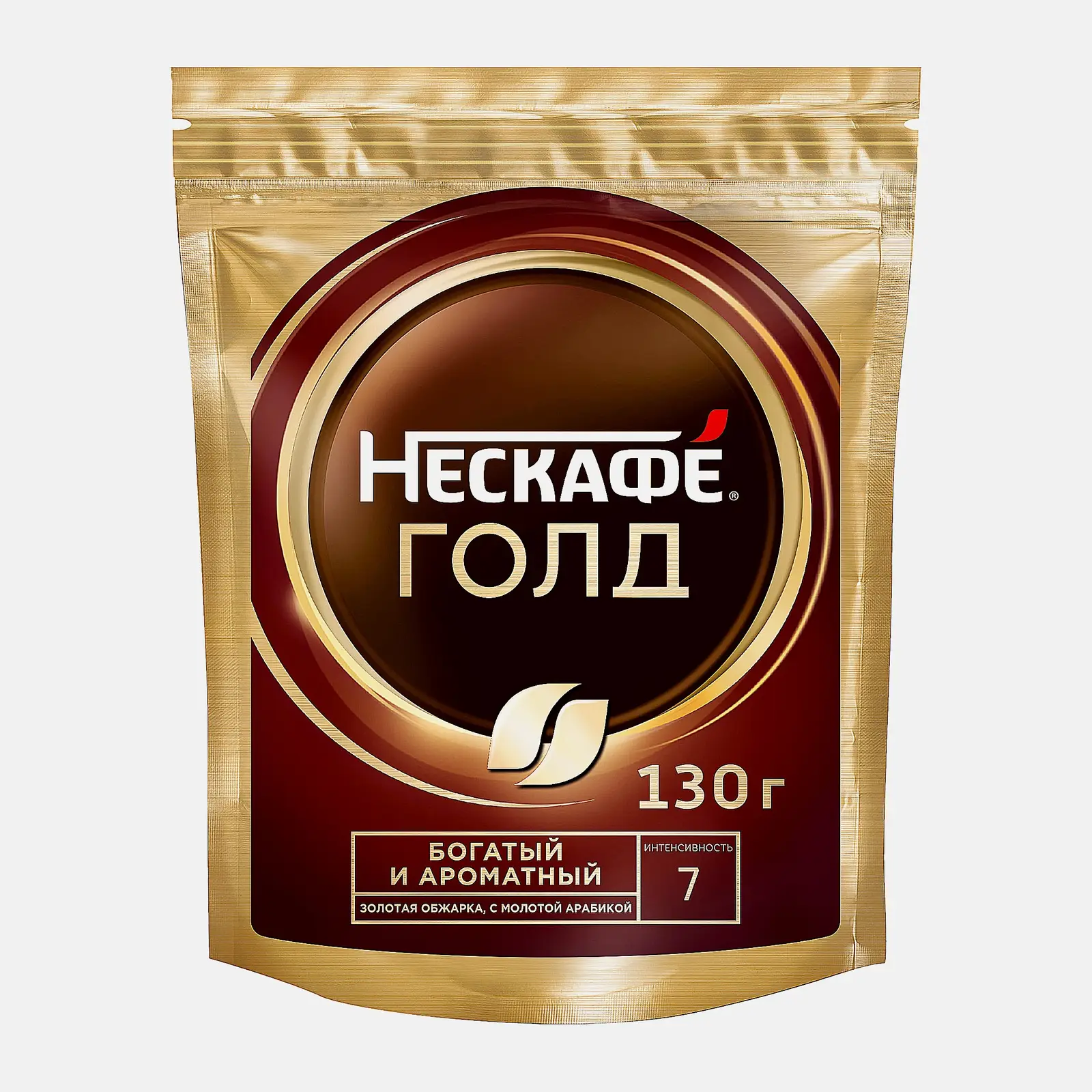 Изображение товара Кофе растворимый Нескафе Голд натуральный сублимированный 130г