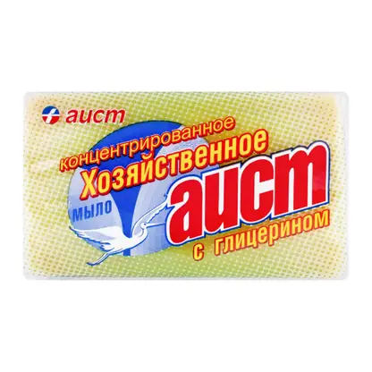 Изображение товара Мыло хозяйственное Аист с глицерином 150г