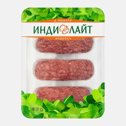 Котлеты рубленые из мяса идейки Индилайт 340г