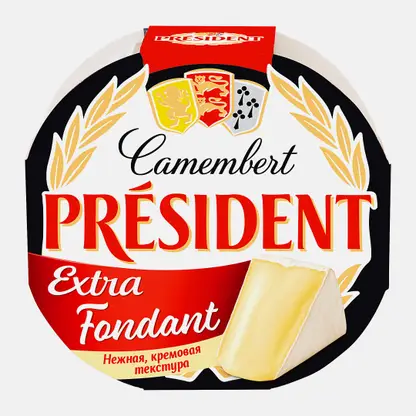 Сыр Camembert Extra Fondant President 60% 125г