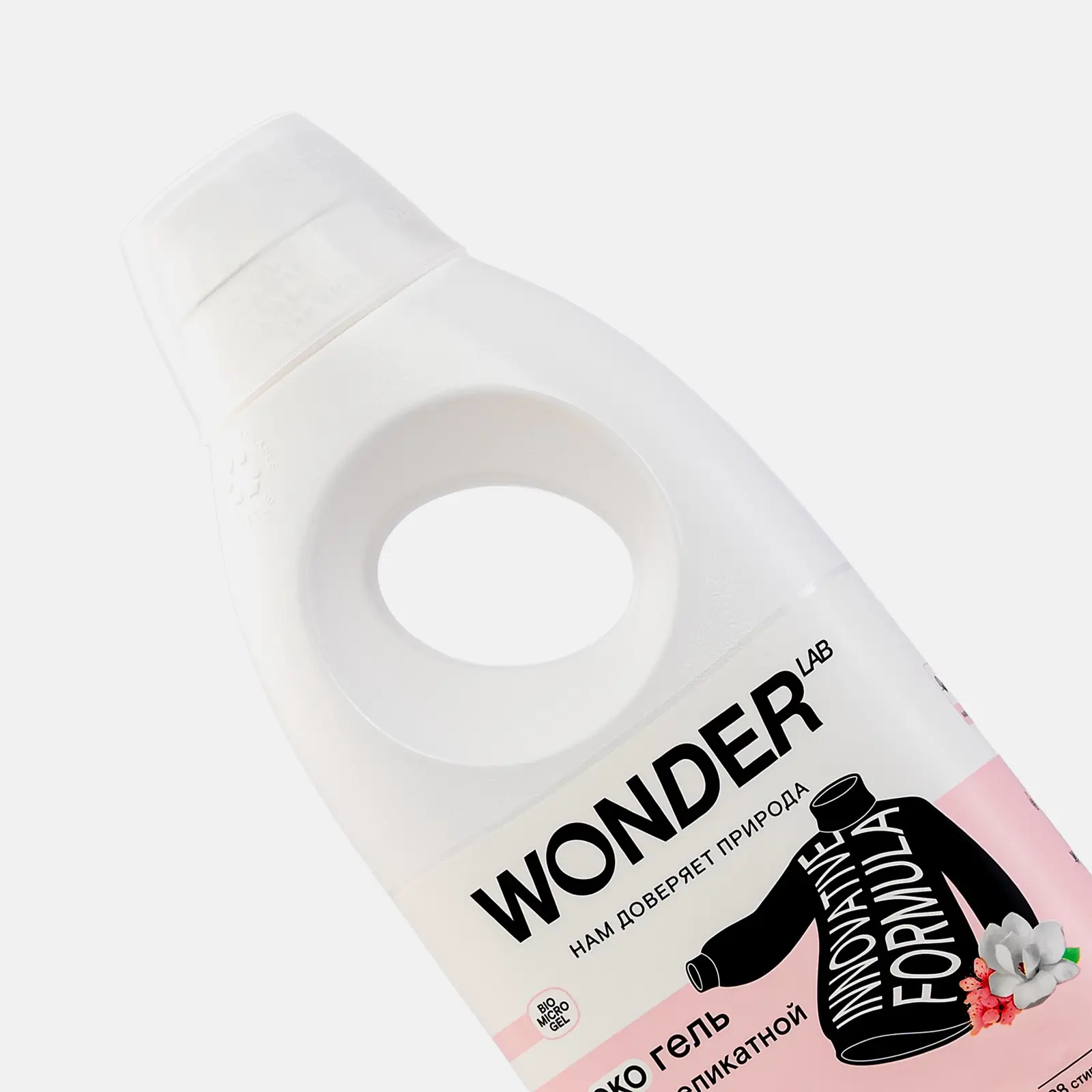 Гель для стирки Wonder Lab Эко Деликатный Утренние цветы 1.4л - фото 2