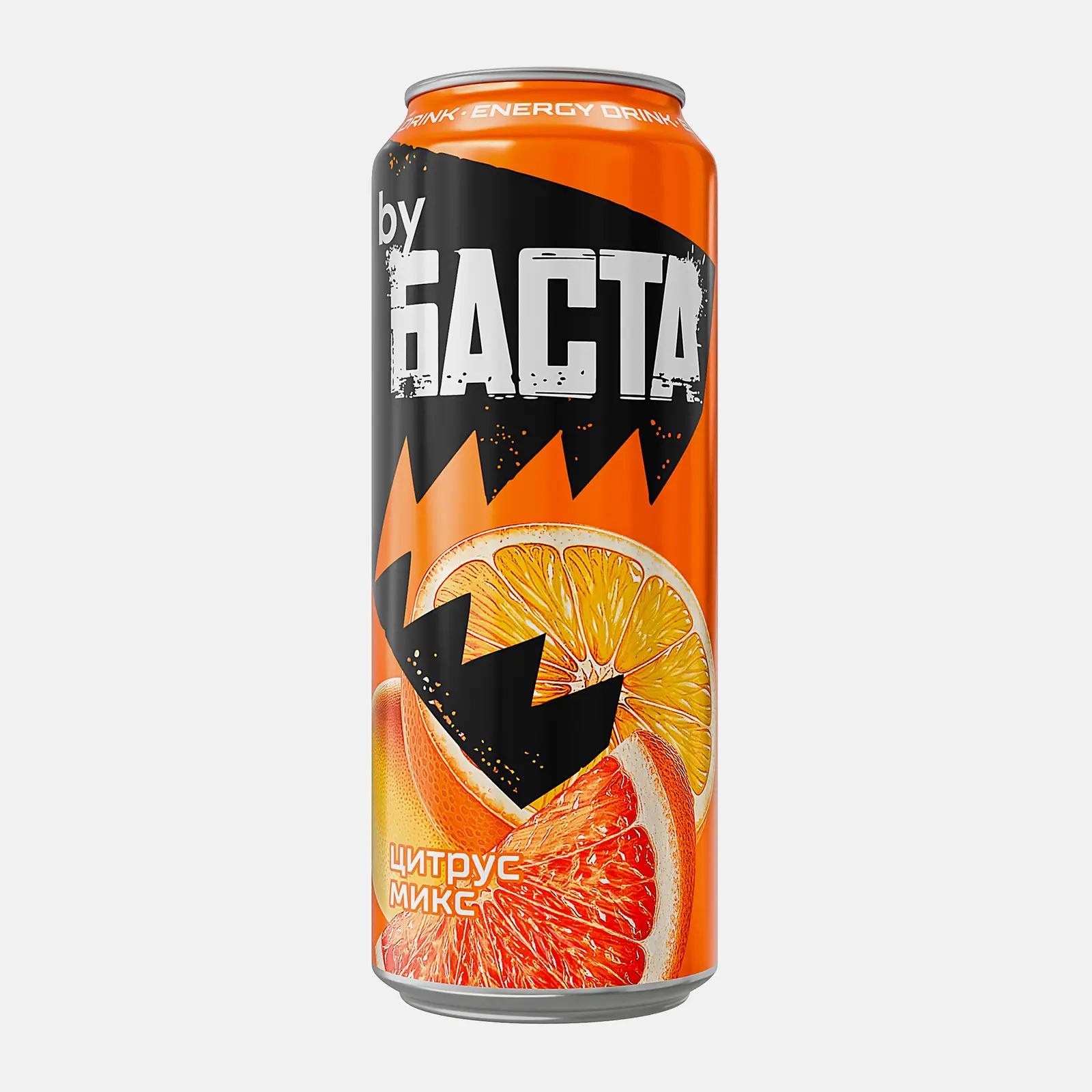 Изображение товара Энергетический напиток Цитрусовый микс By Баста 450 мл - тонизирующий и бодрящий напиток