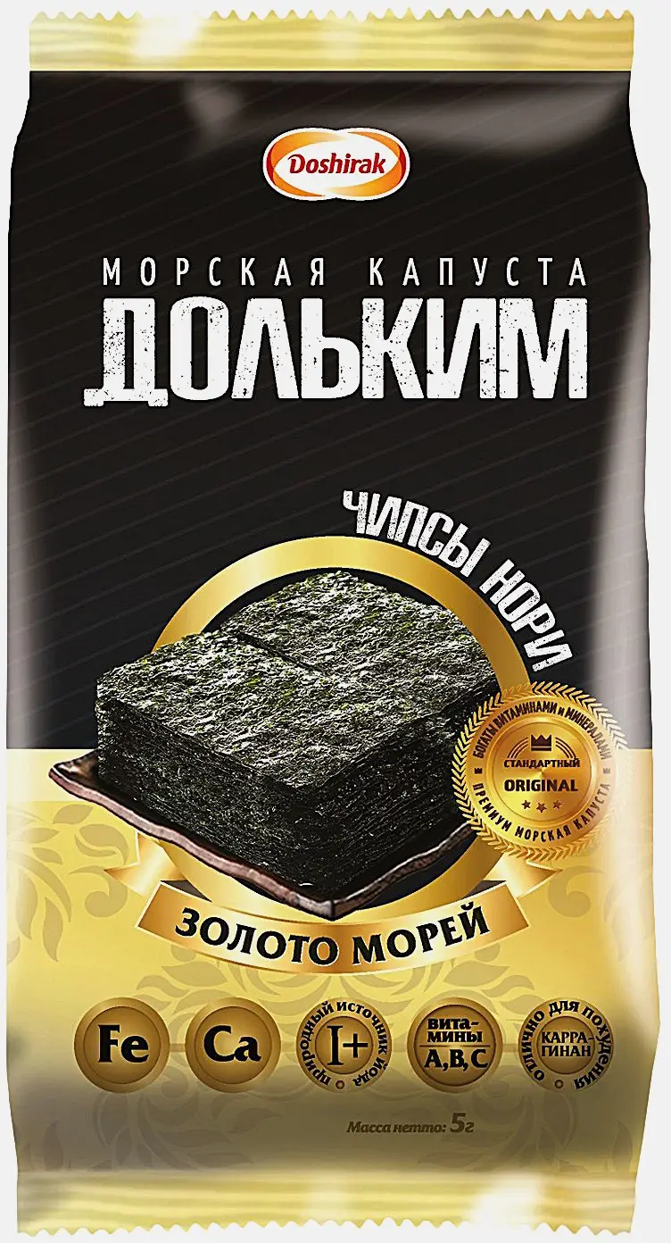 Морская капуста Доширак Дольким оригинальная 5г Морская капуста Доширак Дольким оригинальная 5г