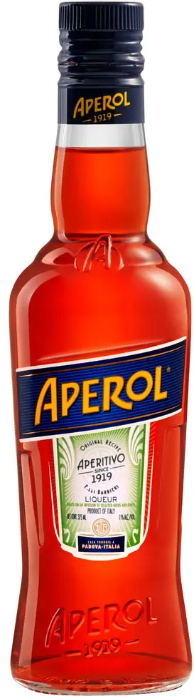 Изображение товара Аперитив Aperol 11% 350мл итальянский аперитив ярко-оранжевого цвета